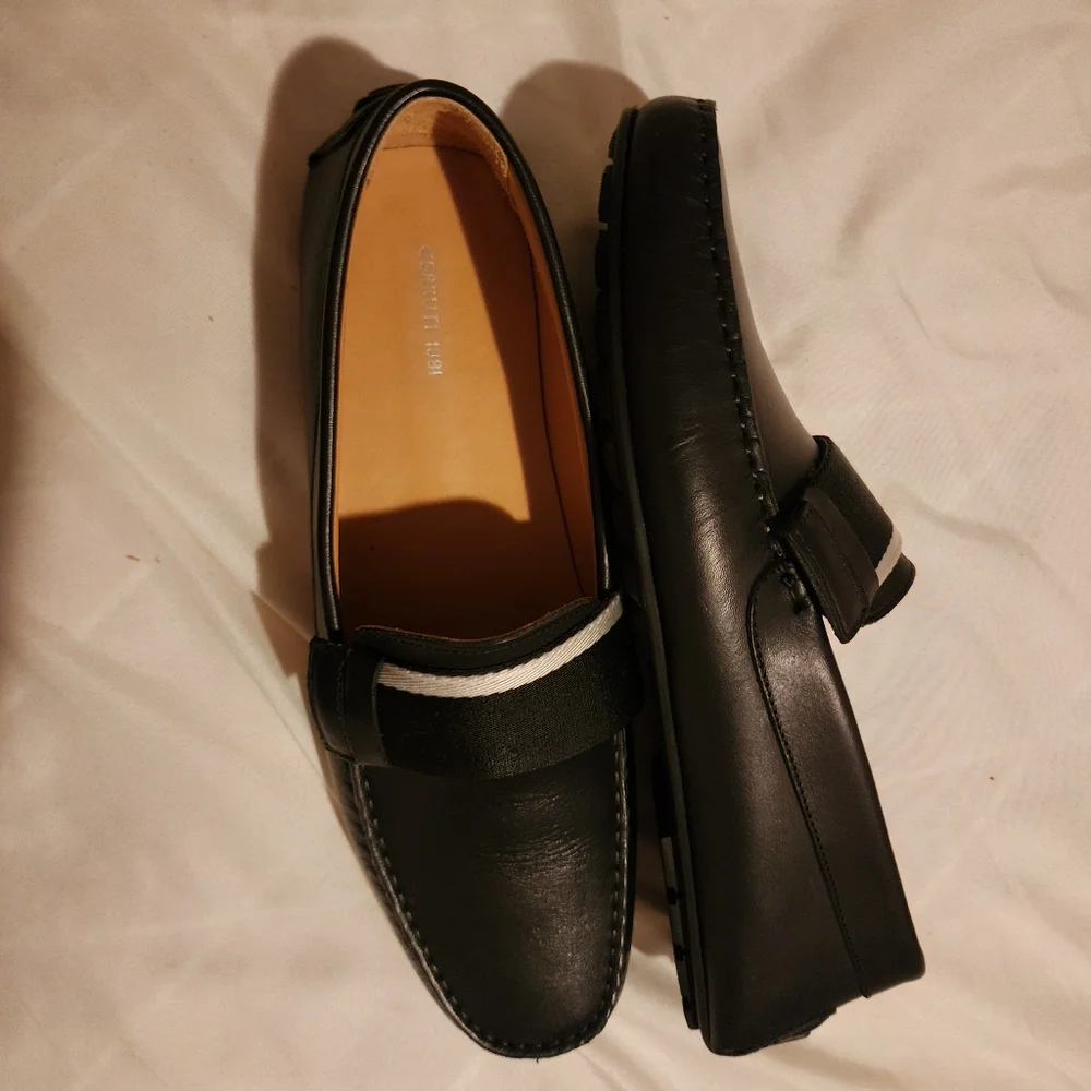 Cerruti 1881 100% Calf Leather Parisian Loafers - Picture 3 of 8